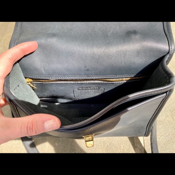 Vintage Leather Coach Purse - Picture 3 of 5
